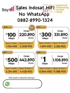Brosur HIFI Indosat